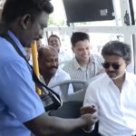 CM Vijay Takes a Ticket and Rides a Bus, Internet Applauds His Humble Move