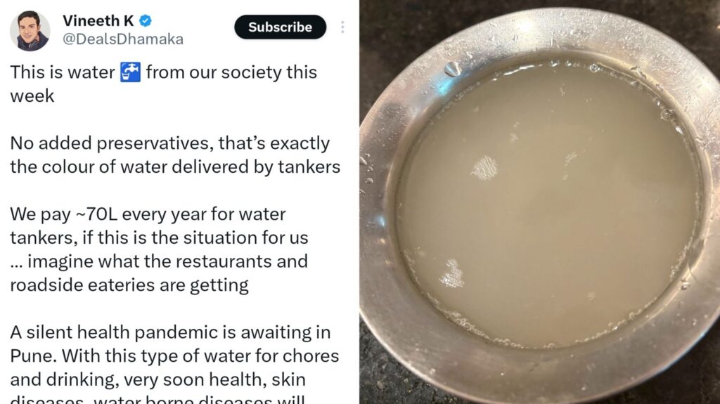 ₹70 Lakh a Year for Tankers, Pune Society Gets Dirty Water — Residents Warn of 'Silent Health Pandemic'