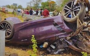Horrific BMW Crash in Badlapur: Car Allegedly Hit 251 kmph Before Fatal Accident That Killed Two and Left One Critically Injured