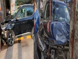 Mumbai: Woman Killed, Two Injured After Electric Car Hits Three Two-Wheelers in Vile Parle