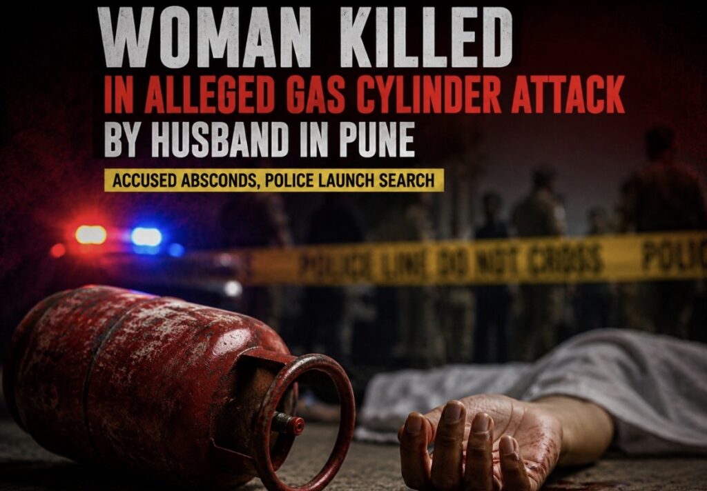 Pune Crime: Woman Killed After Husband Allegedly Attacks Her With Gas Cylinder in Kharadi