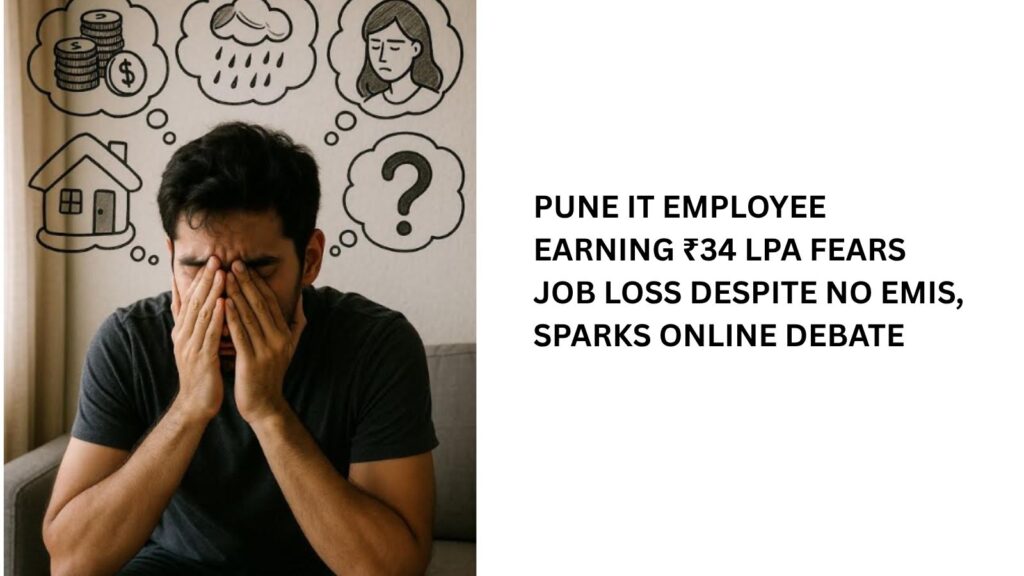 Pune IT Employee Earning ₹34 LPA Fears Job Loss Despite No EMIs, Sparks Online Debate