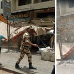Pune: PMC Demolishes Illegal Sheds Outside Shops On NIBM Road In Kondhwa