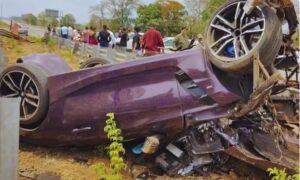 Horrific BMW Crash in Badlapur: Car Allegedly Hit 251 kmph Before Fatal Accident That Killed Two and Left One Critically Injured