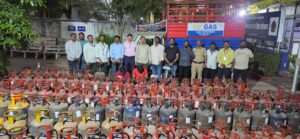 Illegal LPG Refilling Racket Busted in Chakan; 251 Gas Cylinders Worth ₹9.71 Lakh Seized