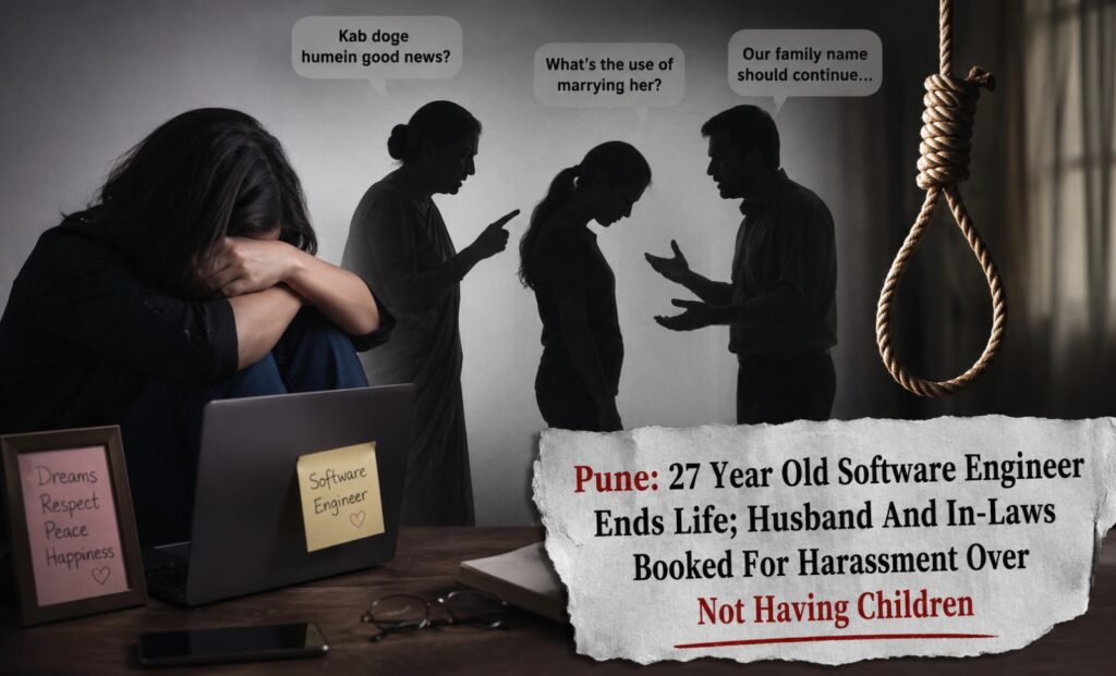 Pune: 27 Year Old Software Engineer Ends Life; Husband And In-Laws Booked For Harassment Over Not Having Children  