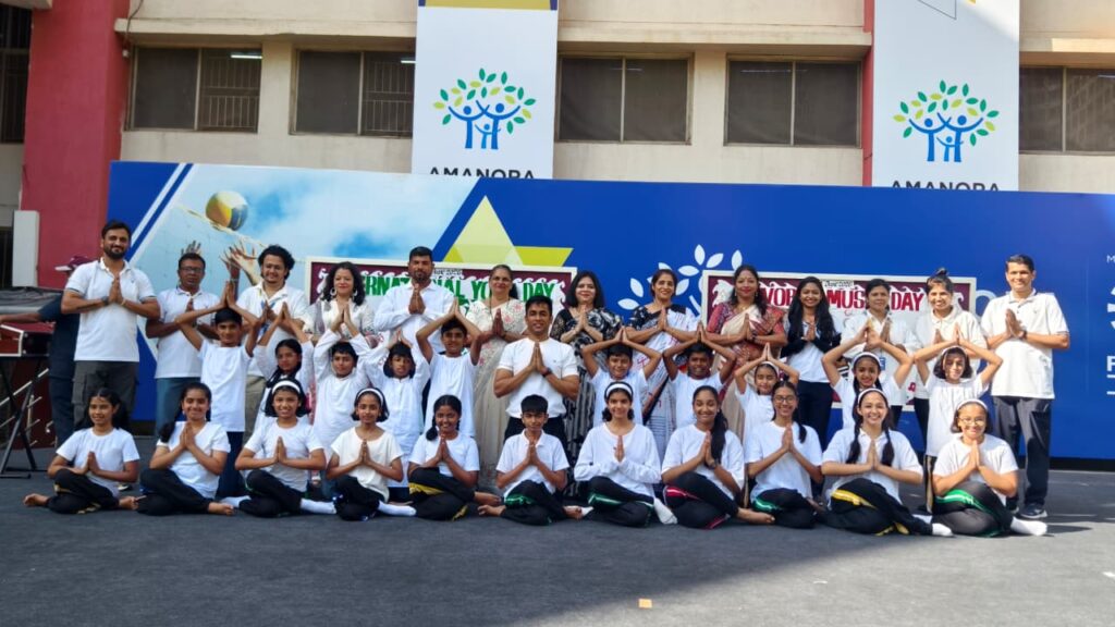 Pune: Amanora School Celebrates International Yoga Day and World Music Day with Harmony of Body, Breath & Rhythm