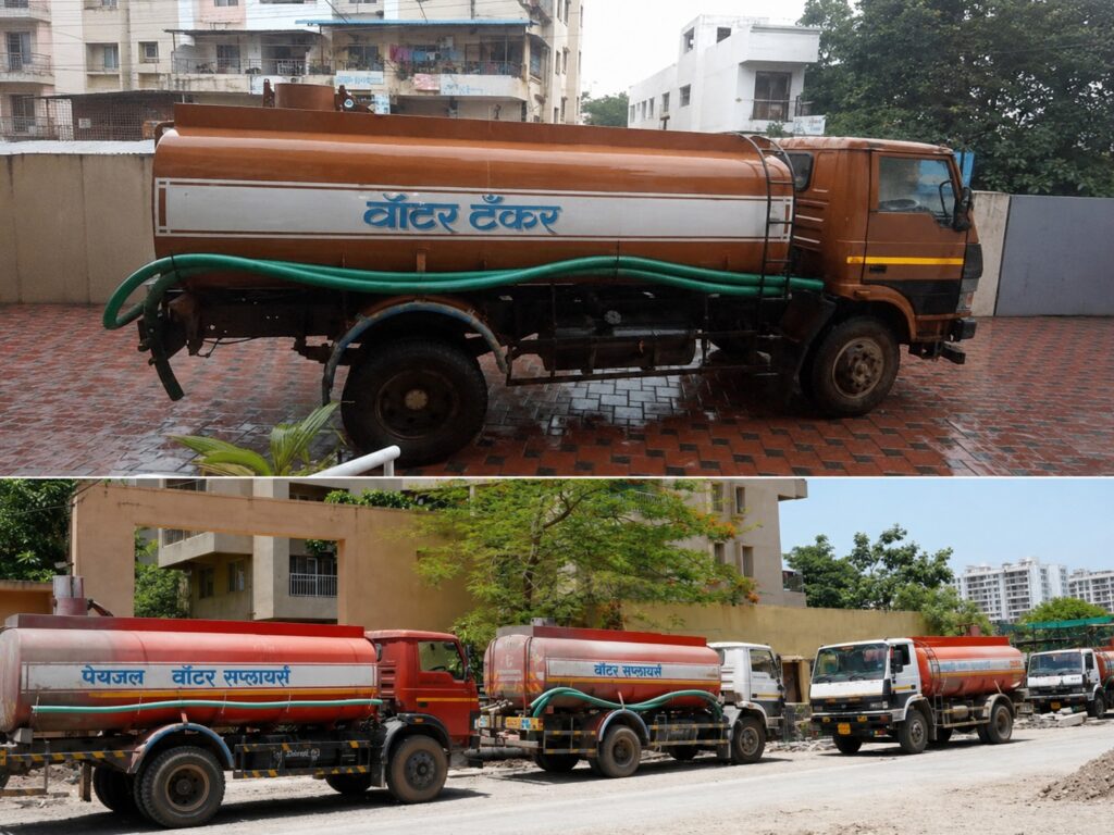 High Price For a Basic Necessity: Private Water Tanker Rates Jump From ₹700 To ₹1,500 In Pune As Alternate-Day Water Supply Deepens Dependence