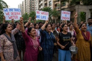 Viral Video Fuels Anger After Builder's SUV Allegedly Moves Towards Protesting Flat Owners in Navi Mumbai