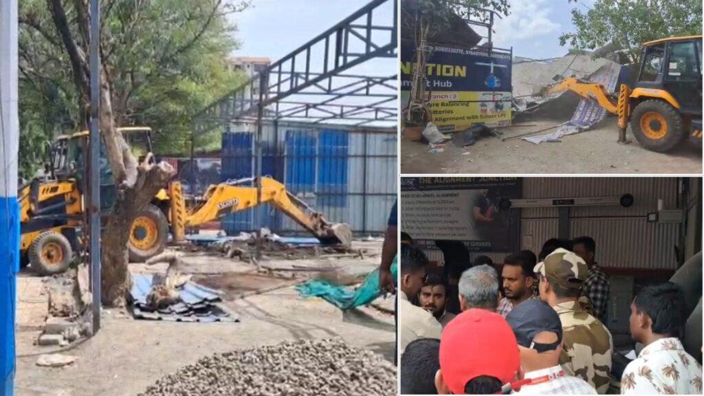 Pune: PMC And Police Continue Crackdown, Clear 40,000 Sq Ft Of Encroachments In Wanowrie