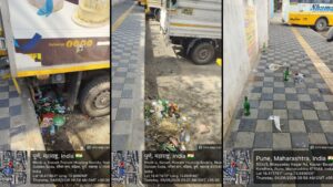 Pune: Footpath Outside Konark Puram Society In Kondhwa Turns Into Late-Night Drinking Spot