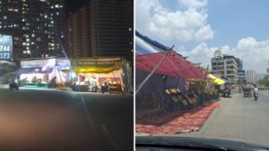 Pune: Residents Demand Anti-Encroachment Drive As Mango Vendors Occupy Roads and Footpaths Near Raheja Circle At NIBM Annexe In Mohammadwadi