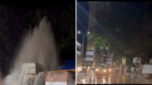 Pune News: Pipeline Burst During Excavation In Kothrud Wastes Thousands Of Litres Of Water