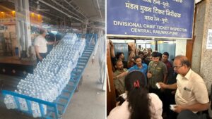Pune Railway Cracks Down On Illegal Vendors; 27 Hawkers Booked, 420 Bottles Of Unauthorized Water Seized