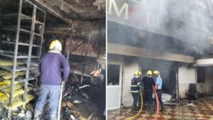 Pune: Major Fire Destroys Hyundai Spare Parts Store Near Yadav Petrol Pump On Pune-Nagar Road