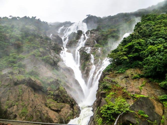 Dudhsagar Falls Travel Guide: Best Time to Visit, Train Views & Monsoon Tips  
