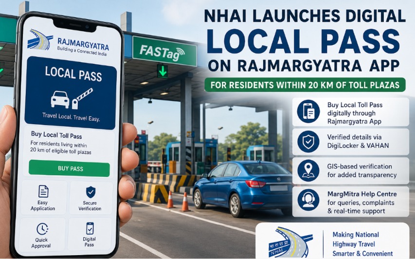 Living Within 20 km of a Toll Plaza? NHAI’s New Rajmargyatra App Feature Lets You Buy Local Pass Online