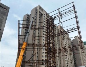 PCMC Removes Illegal Hoarding In Tathawade, Warns Against Unauthorised Advertisements