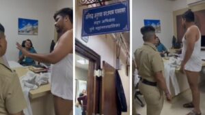 Pune: Bibwewadi Boundary Wall Row: Social Activist Stages Semi-Nude Protest At PMC 