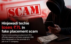 Pune: IT engineer from Hinjewadi loses ₹7 lakh in fake hiring scam