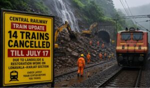 Pune-Mumbai Train Update: 14 Trains Cancelled Till July 17 Due to Lonavala-Karjat Landslide