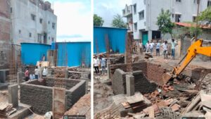 Pune: PMC Demolishes Illegal Construction In Mohammadwadi, Warns Against Buying Plots In Unauthorized Layouts