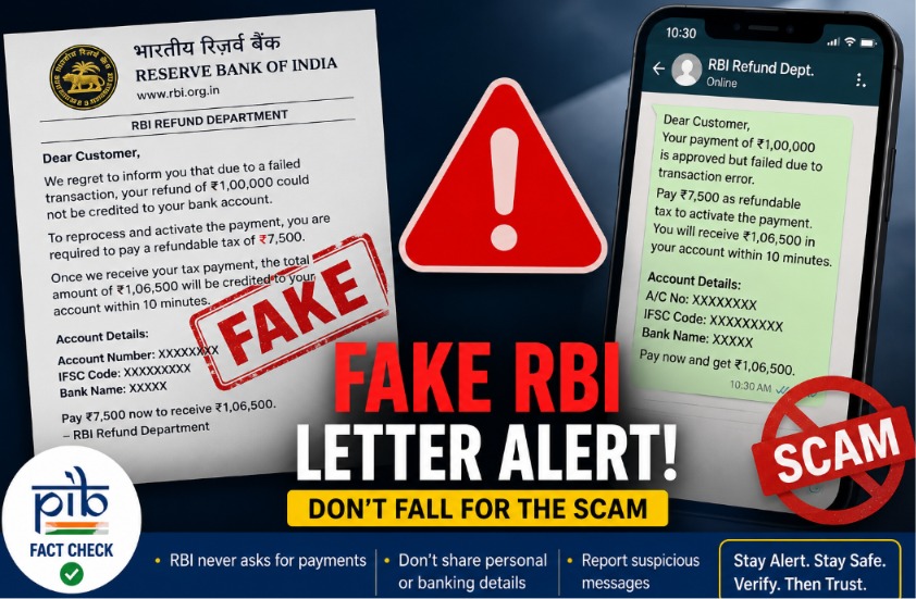RBI Fact Check: Viral ₹1 Lakh Payment Letter Is Fake, Here's the Truth