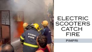 Three Electric Scooters Catch Fire While Charging In Pimpri Building; Fire Brigade Rescues Two Women