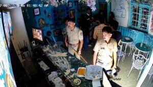 Pune Police Suspend Deccan PSI After Alleged Misconduct At Café Caught On CCTV