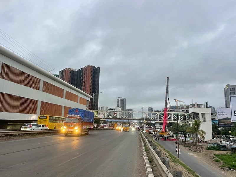 Pune Metro Opens 60-Metre Foot Overbridge At Wakad To Improve Pedestrian Safety
