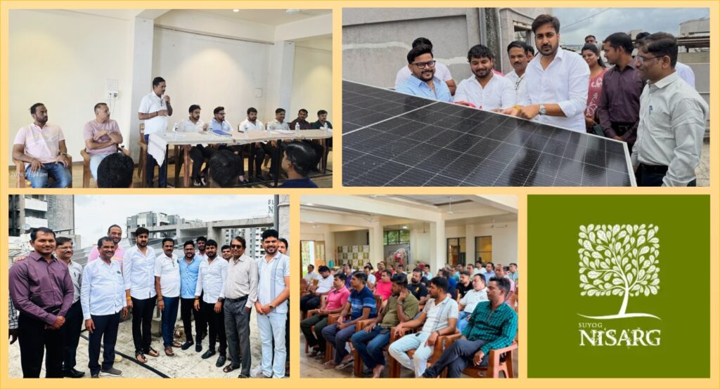 Pune: Suyog Nisarg CHSL From Wagholi Commissions Second Solar Power Project