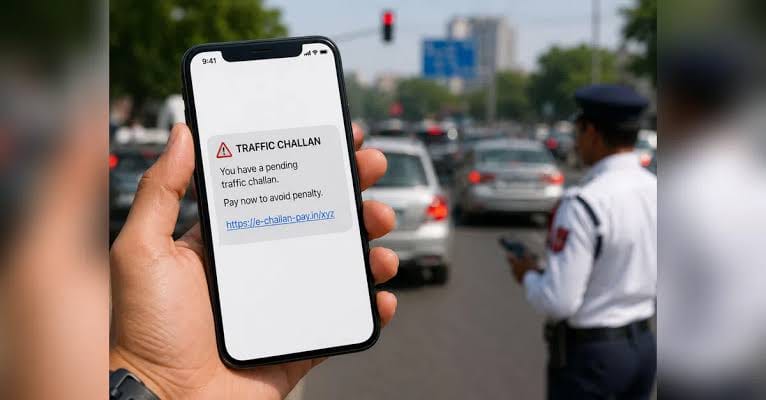 E-Challan Scam Alert: How to Spot a Fake Traffic Challan SMS Before You Lose Money