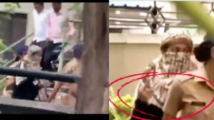 Siya Goyal Flashes Middle Finger At Media During Police Search At Her Home; Video Goes Viral