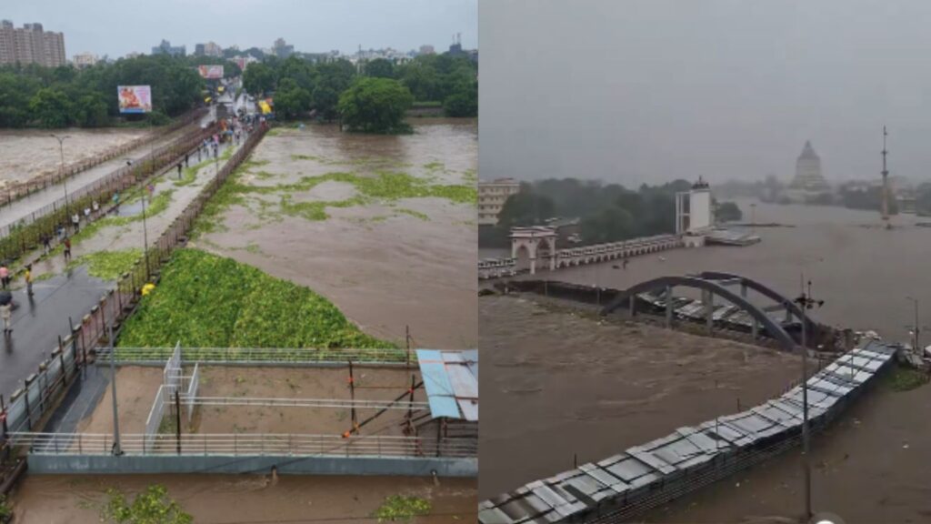 Pune Rains: Indrayani River Floods Alandi, 250 Pilgrims Rescued As Bridges Go Underwater
