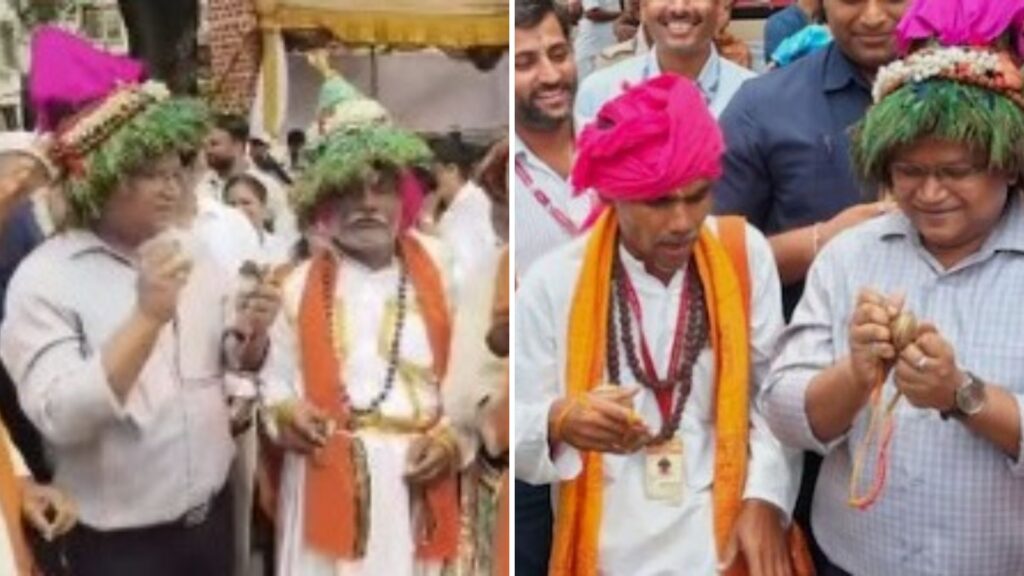 Walking In Devotion: PMC Commissioner Naval Kishore Ram Joins Warkaris In Ashadhi Wari Procession