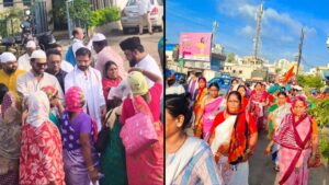 Pune: Mohammadwadi Undri Pisoli Welfare Group Distributes Snacks And Drinking Water To Warkaris During Palkhi Procession