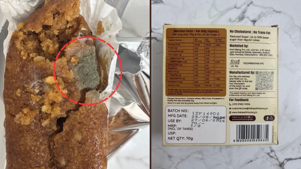 Pune: Fungus Found In Sealed Cake Pack From The Health Factory; Consumer Seeks ₹1 Lakh Compensation