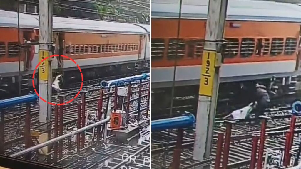 Pune Railway Employee Saves Warkari's Life After Fall From Moving Train