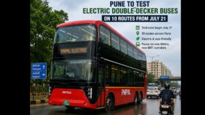 Electric Double-Decker Buses Return to Pune: PMPML Begins Trials on July 21