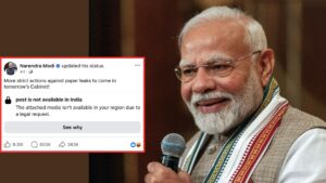 Facebook Blocked PM Modi's Post on Paper Leaks in India? BJP Leader Tajinder Bagga Makes Big Claim